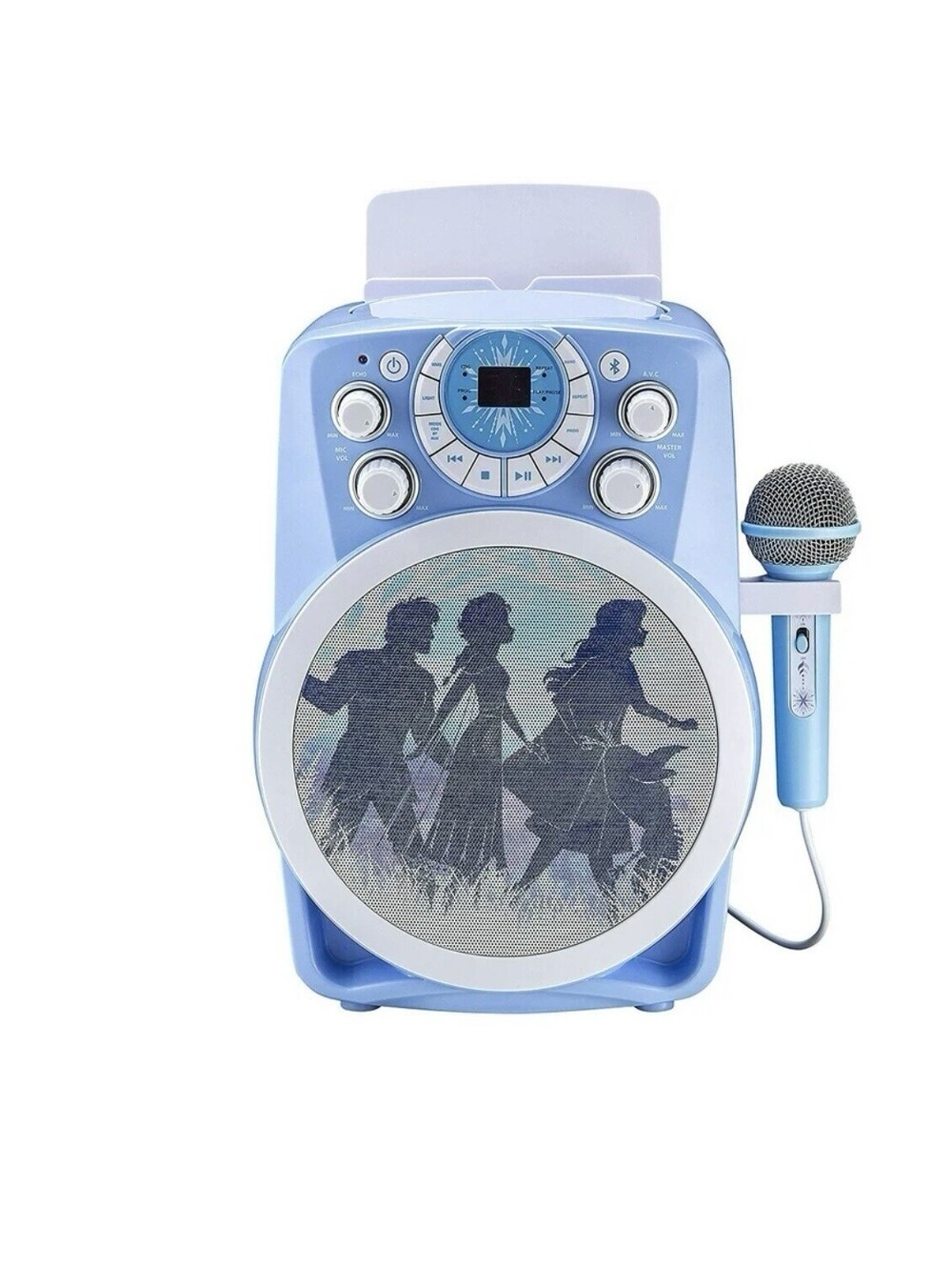 Disney Frozen 2 Bluetooth Karaoke Machine CDG LED Lights Mic eKids New